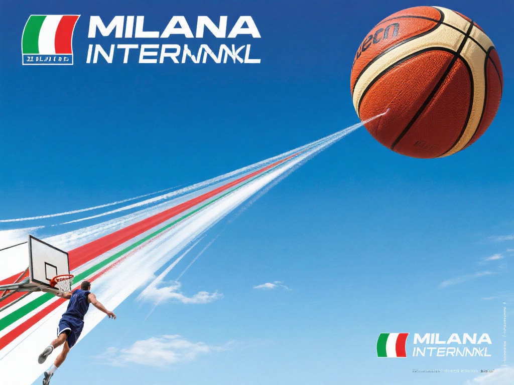 此外，米兰国际体育海报还善于运用象征性元素。例如，
